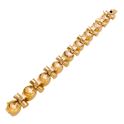 Bracelet Bracelet vintage, "Tank", ou rose. 58 Facettes 34564