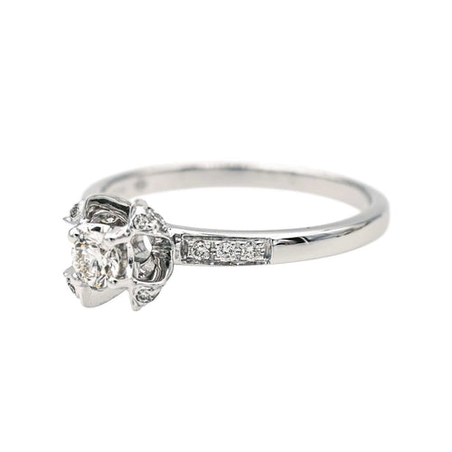 Bague 54 Mauboussin Bague Solitaire Sacré Désir Or blanc Diamant 58 Facettes 4098667RV