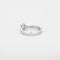 Bague 54 Solitaire or blanc orné de diamants 58 Facettes 517564