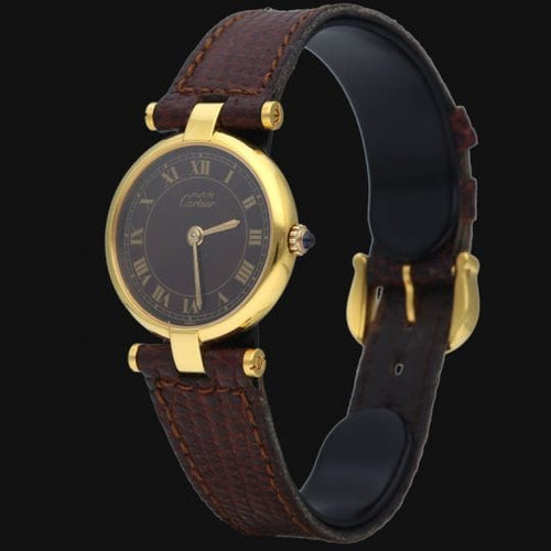 Montre Cartier Montre Must De Cartier Vermeil 58 Facettes MT42975