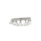 Bague 53 Bague Breloque or blanc diamants 58 Facettes 240224R