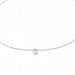 Collier avec diamant solitaire de 0,25 ct 58 Facettes D363927SO