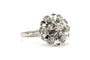 Bague 62 Bague Art Déco or blanc, diamants (+-0.074ct) 58 Facettes B736