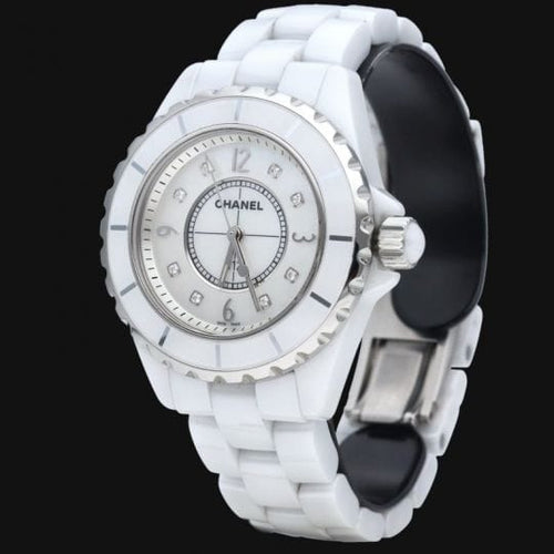 Montre Chanel Montre J12 29Mm Nacre Quartz 58 Facettes MT42774