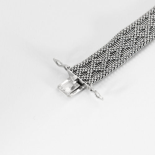 Bracelet Bracelet en or gris articulé 58 Facettes CHA0871