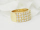 Bague 58 Bague ruban en or jaune et diamants 58 Facettes 33459