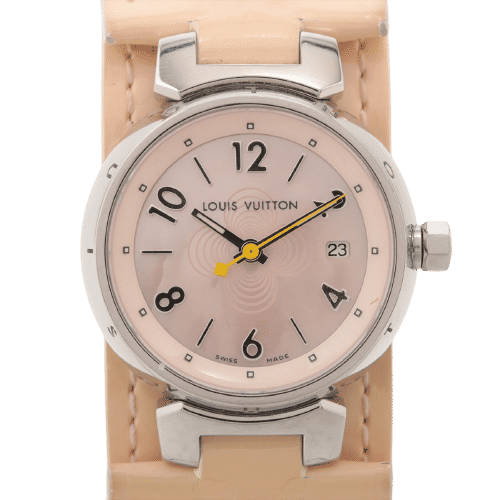 Montre Louis Vuitton - Montre Tambour avec coffret 58 Facettes