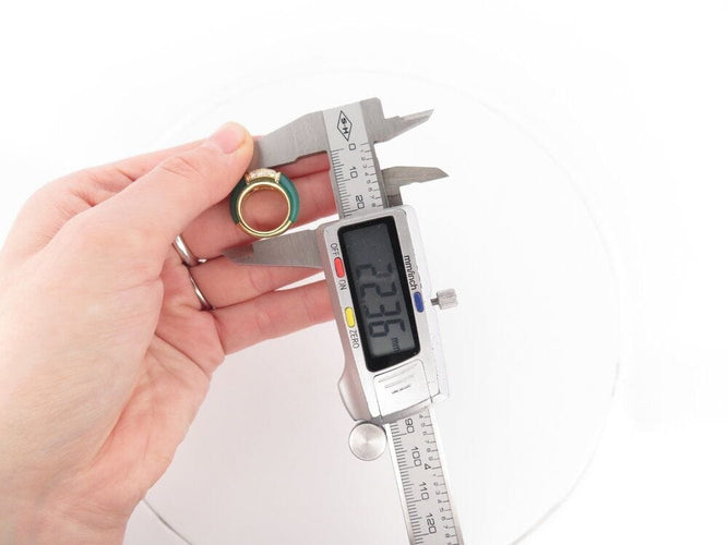 Bague 45 bague VAN CLEEF & ARPELS philippine t45 or jaune 18k chrysoprase & diamants 58 Facettes 267351