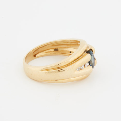 Bague 51 Bague Or Jaune - Saphir et Diamants 58 Facettes RÉF 3037/18