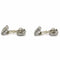 Boutons de manchette Boutons de Manchettes - Or, Platine, Diamants & Emeraudes 58 Facettes 250011SP
