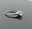 Bague 54 Bague solitaire ancienne platine, diamant 58 Facettes
