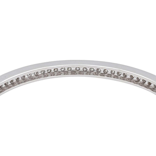 Bracelet Bracelet Jonc Or blanc Diamant 58 Facettes 4672915RV