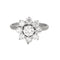 Bague 52 Bague marguerite or blanc et diamants 58 Facettes 240266