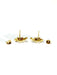 Boucles d'oreilles Paire de boucles d'oreilles or jaune, diamants et rubis 58 Facettes