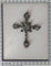 Pendentif Croix en argent rococo des années 1750 : l'art de la joaillerie 58 Facettes 24121-0345