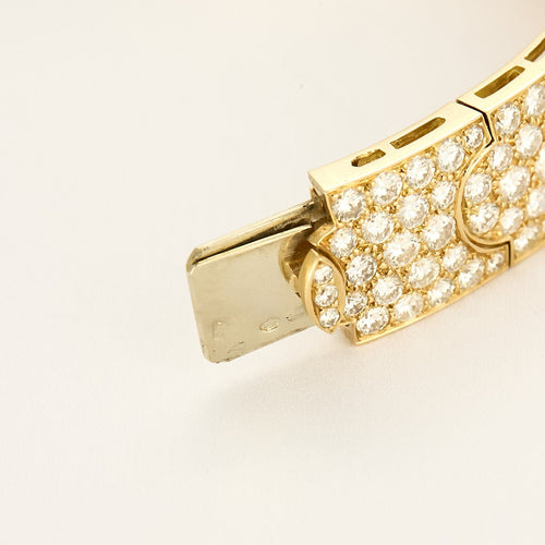 Bracelet CARTIER - Arcadie - Bracelet or jaune et diamants 58 Facettes JR02