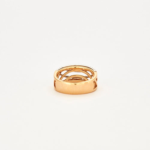 Bague 53 Bague croisée moderne 58 Facettes 2512