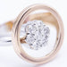 Bague 54 Bicolor Ring in rose gold and diamonds 58 Facettes N102902