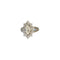 Bague 47 Bague Marquise or blanc et diamants 58 Facettes INV032
