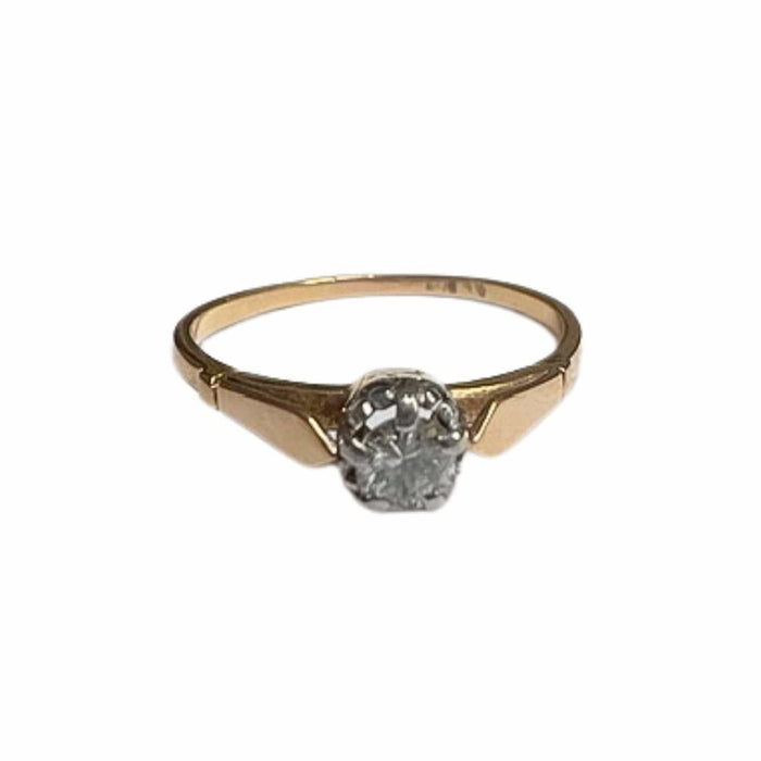 Bague 62.5 Bague en or et platine avec diamants 58 Facettes DMAR11