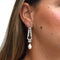 Boucles d'oreilles Boucles d'oreilles Art Déco en or blanc avec perles et diamants 58 Facettes