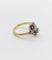 Bague 52 Bague toi et moi antique or jaune et diamants 58 Facettes A05760