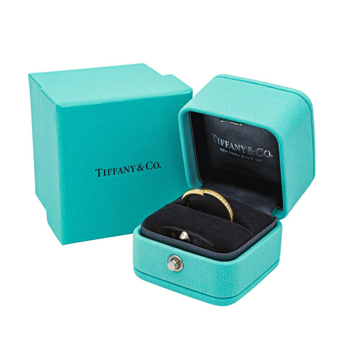 Bague 53 Tiffany & Co Bague Lock Or jaune Diamant 58 Facettes 4166987RV