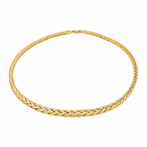 Collier Collier Maille palmier Or jaune 58 Facettes 4658396CN