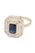 Bague Bague moderne saphir et diamants 58 Facettes 088461