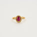 Bague Solitaire or jaune rubis 58 Facettes LP832