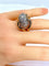 Bague Importante bague or jaune sertie de 33 diamants, vers 1960 58 Facettes AB391