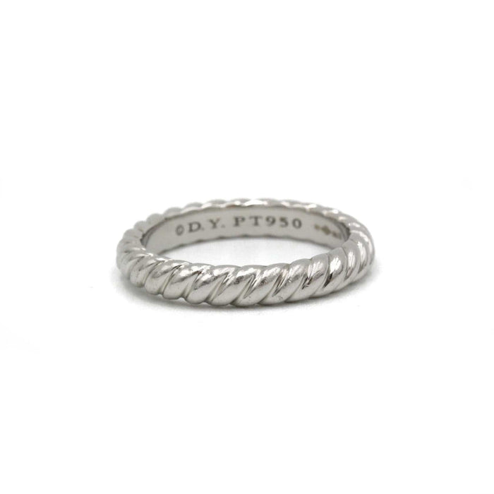 Bague DAVID YURMAN - Bague Cable platine 58 Facettes 240321R