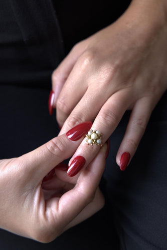 Bague perle Or jaune Perle