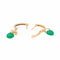 Boucles d'oreilles Boucles d'oreilles Créoles Or rose Chrysoprase 58 Facettes 3145035CN