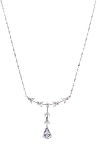 Collier COLLIER ART-NOUVEAU DIAMANTS 58 Facettes 087881
