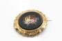 Broche Broche historique en or avec micromosaïque florale 58 Facettes 11224