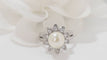 Bague 51 Bague vintage en or blanc, perle de culture et diamants 58 Facettes 32084