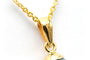 Pendentif Pendentif contemporain or jaune, serti d'une perle de Tahiti 58 Facettes 22755