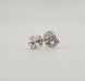 Boucles d'oreilles Boucles d’oreilles or blanc serties de diamants poires 58 Facettes