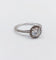 Bague solitaire or blanc, diamant 0,98 carat et certifcat AIG 58 Facettes A06225
