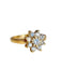 Bague 52 Bague Fleur or jaune et diamants 58 Facettes