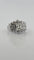 Bague en or blanc 18 carats ornée de diamants