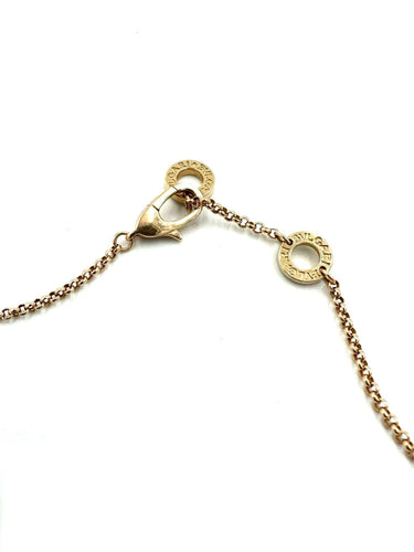 Collier BVLGARI. Collection « BVLGARI-BVLGARI », Collier or rose et onyx 58 Facettes