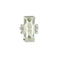 Bague 47 Bague or blanc, aigue marine et diamants 58 Facettes GU176