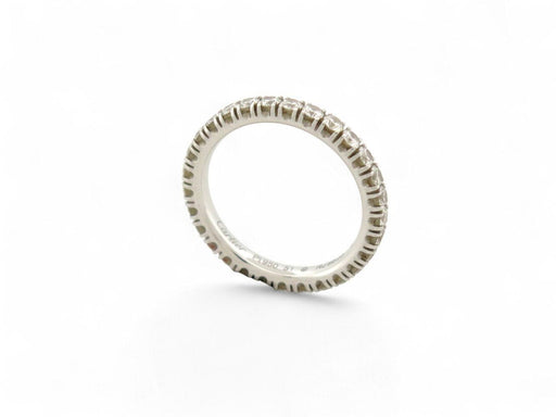 Bague 51 bague CARTIER alliance etincelle crb4087151 t51 en platine diamants 58 Facettes 271479