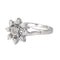 Bague 54 Bague Marguerite  Or blanc Diamant 58 Facettes 4555741RV