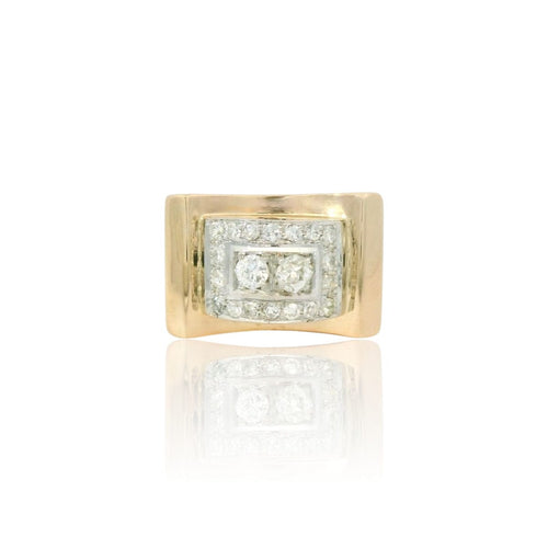 Bague 51.5 Bague de char rétro 58 Facettes