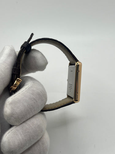 Montre Cartier Tank Solo Or Jaune 18 carats 58 Facettes