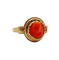 Bague 44 Bague or rose, camée corail monture finement ciselée (circa 1900) 58 Facettes A06370