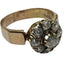 Bague 49 Bague grappe espagnole, XIXe siècle, or jaune, diamant taille ancienne 58 Facettes Q405B